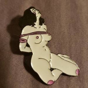 Bondage Woman Pin